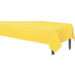 Stoffen tafelkleed/tafelkleden/gele van 120 x 180 cm - Geel