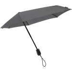 Impliva opvouwbare storm paraplu 100 cm - Mini stormparaplu - Grijs