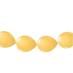 Slinger met gouden ballonnen 3 meter - Feestartikel - Decoratie