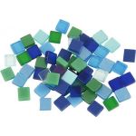 Kleine, gekleurde moza?ek tegels van kunsthars groen/blauw - Hobby/knutselen - Mozaieken