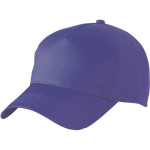 Myrtle Beach 5-panel baseball petjes /caps in de kleur voor volwassenen - Voordeligee caps - Paars