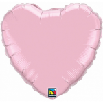 Qualatex Folie ballon licht hart 45 cm - Roze