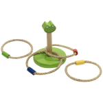 Crazy loop houten kikker ring werp spelletje - Ringen gooien houten speelgoed - Groen
