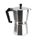 San Ignacio Zilveren percolator / espresso apparaat voor 12 kopjes - Koffiezetapparaat - Koffiezetter voor camping/caravan