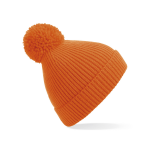 Result Gebreide warme wintermuts in het met pompom voor volwassenen - Damesmutsen / herenmutsen - Polyacryl - Oranje