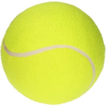 Opblaasbare tennisbal XL 20 cm - Geel