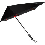 Impliva storm paraplu met frame windproof 100 cm - Stormproof paraplu - Zwart