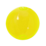Oranje artikelen 3 opblaasbare strandballen neon geel 30 cm