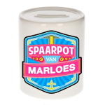 Bellatio Decorations Kinder spaarpot voor Marloes - keramiek - naam spaarpotten