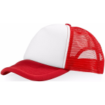 Truckers cap / pet -/wit - voor volwassenen - Rood