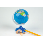 Wereldbol puntenslijper 18 cm - Kantoor benodigdheden - Schoolspullen - Wereldbollen - Globes - Blauw