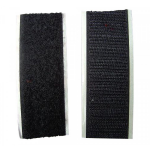 Klittenband zelfklevend - klitttenband zelfklevend 100 cm - Zwart