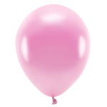 100x Licht ballonnen 26 cm eco/biologisch afbreekbaar - Milieuvriendelijke ballonnen - Feestversiering/feestdecoratie - Licht thema - Themafeest versiering - Roze