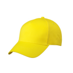 Myrtle Beach 5-panel baseball petjes /caps in de kleur voor volwassenen - Voordelige gele caps - Geel