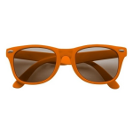 Zonnebrillen - UV400 bescherming - Wayfarer model - Dames/heren - feestartikelen - Oranje