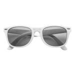 Zonnebril - UV400 bescherming - Wayfarer model - Zonnebrillen voor dames/heren/volwassenen - Wit