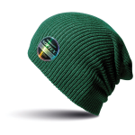 Result Warme gebreide Beanie wintermuts in het donker voor volwassenen - Damesmutsen / herenmutsen - 100% polyacryl - Groen