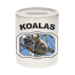 Bellatio Decorations Dieren liefhebber koala beer spaarpot 9 cm jongens en meisjes - keramiek - Cadeau spaarpotten koalaberen liefhebber