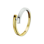 Tft Ring Diamant 0.03ct H SI Bicolor - Goud