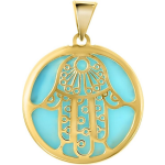 Lucardi 14 Karaat geelgouden hanger hamsa