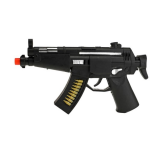 Toi-Toys Politie MP5 ratelgeweer 24 cm - Zwart