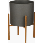 Mica Decorations Plantenstandaard/voet Ascot roest 24 x 25 cm - Plantenkrukjes - Woonaccessoires urban jungle - Bruin