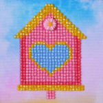 Diamond Dotz Home Sweet Home - 10x10 cm - Diamond Painting