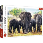 Trefl Puzzel Afrikaanse Olifanten - 1000 stukjes - Legpuzzel