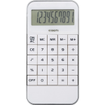 Bellatio Design Bureau rekenmachine 12 cm - Kantoor calculator - Bureaurekenmachine - Kantoor benodigdheden - Wit