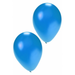 Metallic ballonnen 36 cm - Blauw