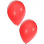 Rode ballonnen 100 stuks - Rood