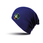 Result Warme gebreide Beanie wintermuts in het kobalt voor volwassenen - Damesmutsen / herenmutsen - 100% polyacryl - Blauw