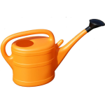 gieter met broeskop 10 liter - Tuin/tuinier benodigdheden - Planten water geven - Gieters - Oranje