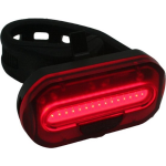 1x Fietsachterlicht / achterlicht COB LED - 2x knoopcelbatterijen CR2032 - zadelpen / frame bevestiging - batterij achterlamp - fietsverlichting / achterlichten