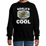 Bellatio Decorations Dieren koalaberen sweater kinderen - koalas are serious cool trui jongens/ meisjes - cadeau koala/ koalaberen liefhebber - Zwart