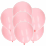 45x stuks licht latex ballonnen van 27 cm - Party verjaardag feestartikelen en versiering - Roze