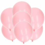 30x stuks licht latex ballonnen van 27 cm - Party verjaardag feestartikelen en versiering - Roze