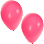 25x stuks party ballonnen - 27 cm - ballon voor helium en lucht - verjaardag/feestartikelen/versiering - Roze