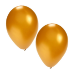 45x stuks gouden ballonnen - formaat 27 cm - ballonnen goud voor lucht of helium