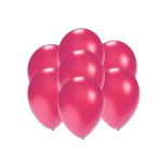 Kleine ballonnen metallic 100 stuks - Roze