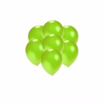 Kleine ballonnen metallic 100 stuks - Groen