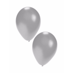 Zilveren ballonnen 200 stuks - Silver