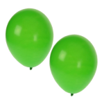 50x stukse party verjaardag ballonnen - 27 cm - ballonnen voor helium of lucht - Feestartikelen/versiering - Groen