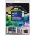 Vellight Kit met flexibele LED-strip, controller en voeding - RGB - 150 LEDs - 5 m - 12 vdc - zonder coating