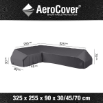 AeroCover Loungeset platformhoes links 325x255x90xH30/45/70 cm - Grijs