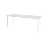 Max&Luuk George table 200x90x75 cm alu white