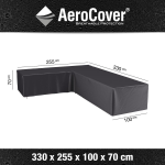 AeroCover Loungesethoes hoekset links 330x255x100xH70 cm - Grijs