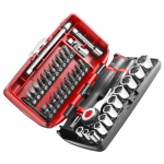 Facom doppendoos met ratel met draaiend heft 1/4"