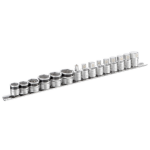 Facom set van 15 magnetische aftapbits en doppen op rek