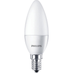 Philips LED kaars 5,5-40W E14 827 B39 mat - Blanco